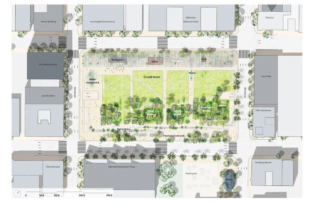 Overall landscape plan — long-term design vision.